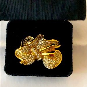 Joan Rivers Pave Bow Ring